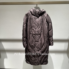 ZCY朱崇恽2025冬专柜正品 宽松 保暖 长款羽绒服C1FZ4423Y 6980