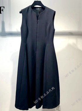 AUM奥姆~2024冬专柜正品高级 赫本 黑色无袖连衣裙M1EG42286 2680