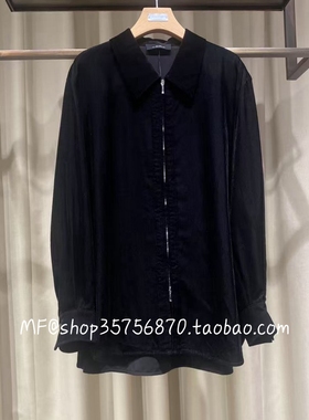 AUM奥姆2025冬专柜正品 粘纤 休闲感拉链长袖上衣M1FZ41589 2280