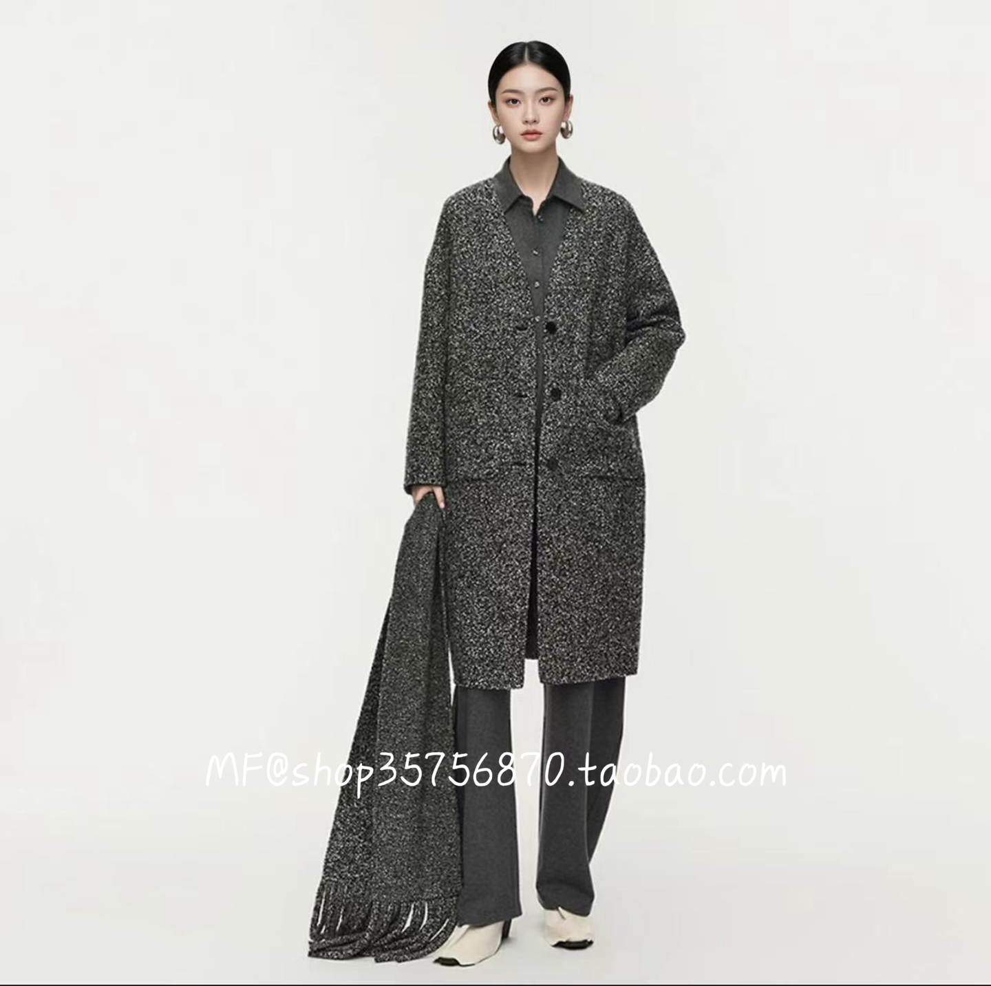 AUM奥姆2025冬专柜正品毛呢外套