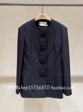 ZCY朱崇恽2026春专柜正品 聚酯纤维 质感 毛呢外套C1GB11773 5880