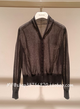 MF玛菲~2025夏季专柜正品 V领 长袖 百搭针织衫A1FZ2810M 2480