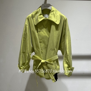 ZCY朱崇恽2026春专柜正品 翻领 斜门襟 配腰带外套C1GB12878 9980