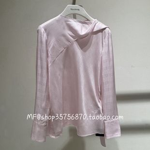 提花上衣A1FZ42031 MF玛菲2025冬季 纯色 桑蚕丝 3480 专柜正品