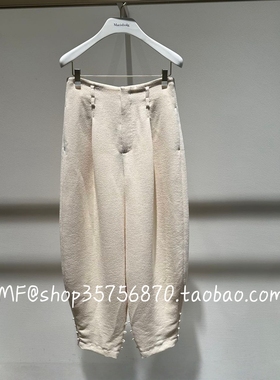 ZCY朱崇恽2025冬专柜正品 聚酯纤维+醋纤 休闲萝卜裤C1FZ42595