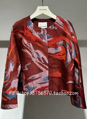 MF玛菲2026春季专柜正品 羊毛 提花 设计感 短外套A1GB10718 4980