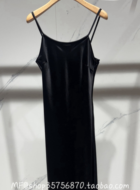 MF玛菲~2025夏季专柜正品 圆领 三醋酯纤维 吊带连衣裙 A1FZ21636