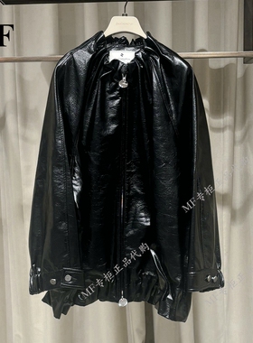 ZCY朱崇恽~2024冬专柜正品 仿皮衣 PU皮 长袖外套C1DE41228 7280