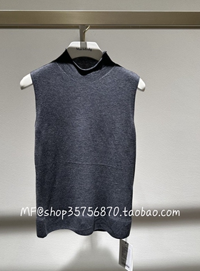 MF玛菲2026春专柜正品 绵羊毛 通勤合身无袖针织衫A1GB1815M 1980