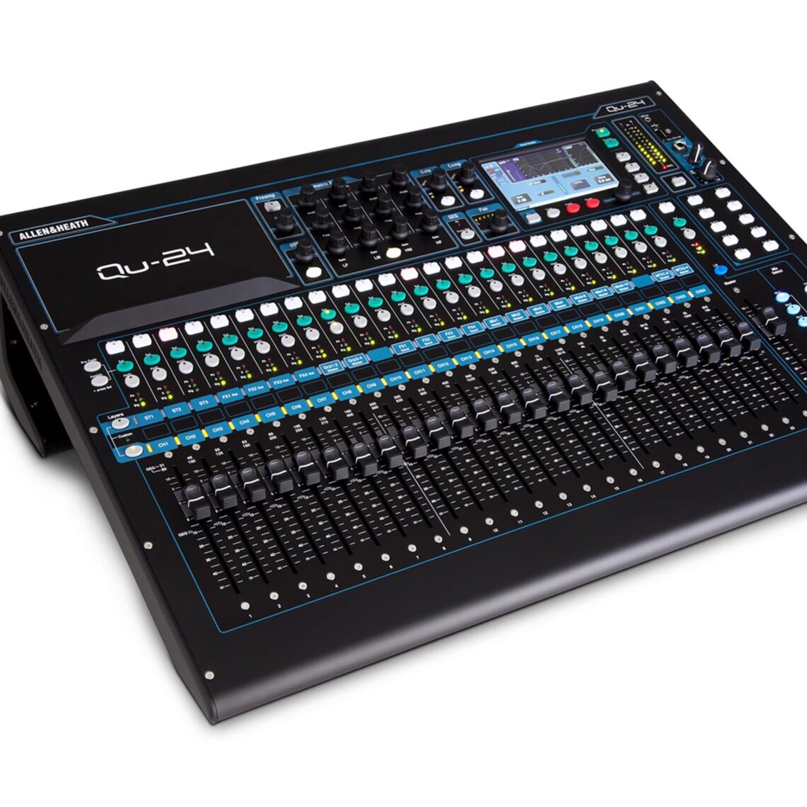 艾伦赫赛QU24 24路专业数字调音台 酒吧多功能厅直播录音棚设