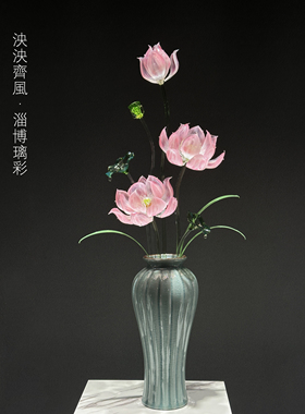 礼品轻奢手工玄关客厅新中式摆件