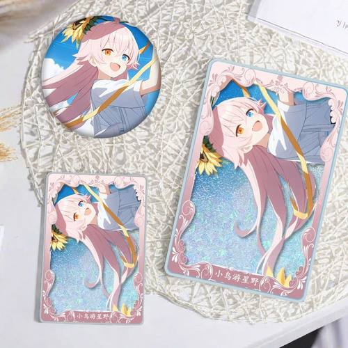 蔚蓝档案小鸟游星野流沙麻吧唧徽章周边亚克力砖立牌学生生日礼物