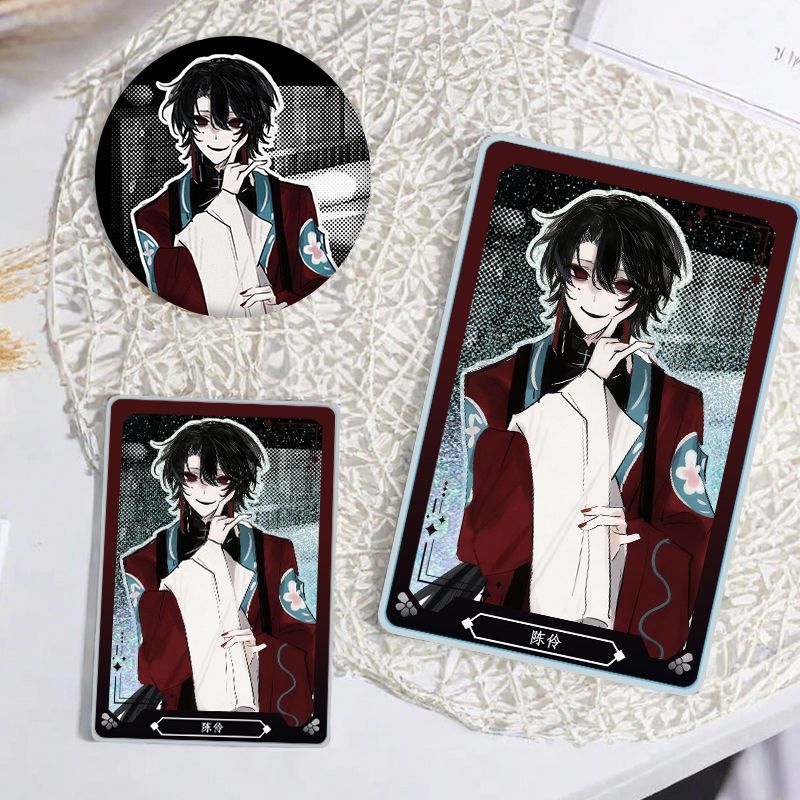 头七怪谈 陈伶流沙麻将吧唧徽章亚克力砖精美桌面立牌生日礼物