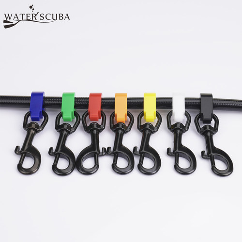 waterscuba潜水二级头快卸扣BC呼吸调节器管夹低压管固定挂钩配件 - 封面