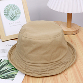 2026新款 卷边大头围户外出游遮阳防晒登山帽子男盆帽 渔夫帽女夏季