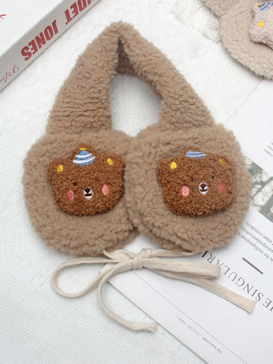 毛绒可折叠耳罩保暖大人小孩通用