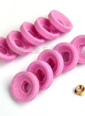 弯头打磨机砂轮 红色 小碗型砂轮 123N 093N 平面气动砂轮 30mm