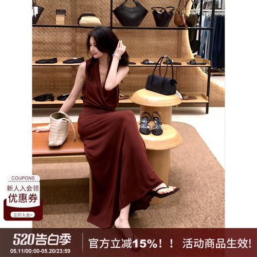 SYT自制天丝亚麻老钱背心套裙