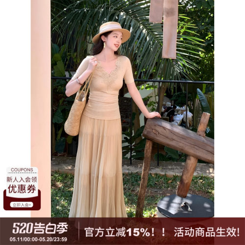 SYT自制澳洲天丝羊毛蕾丝T恤上衣