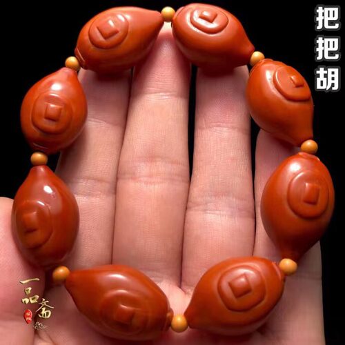 把把壶橄榄核手串核雕