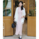 粉妆记新中式 年轻优雅甜美少女日常 长袖 改良旗袍2025新款 粉色秋季