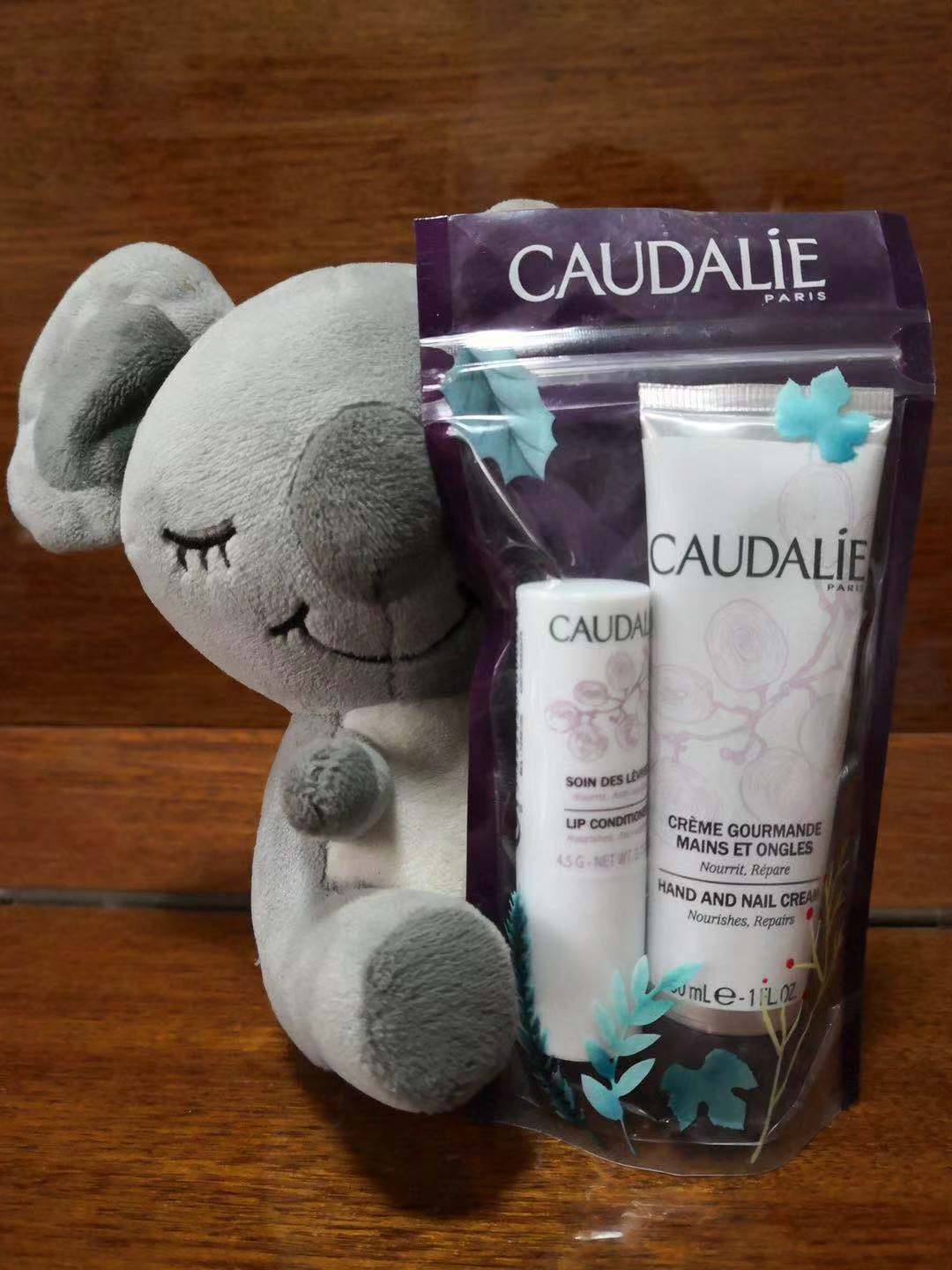 法国本土CAUDALIE欧缇丽葡萄籽护手霜+葡萄多酚唇膏套装秋冬