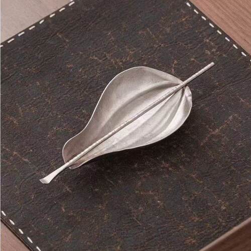 纯钛茶则茶拨两件套高档复古