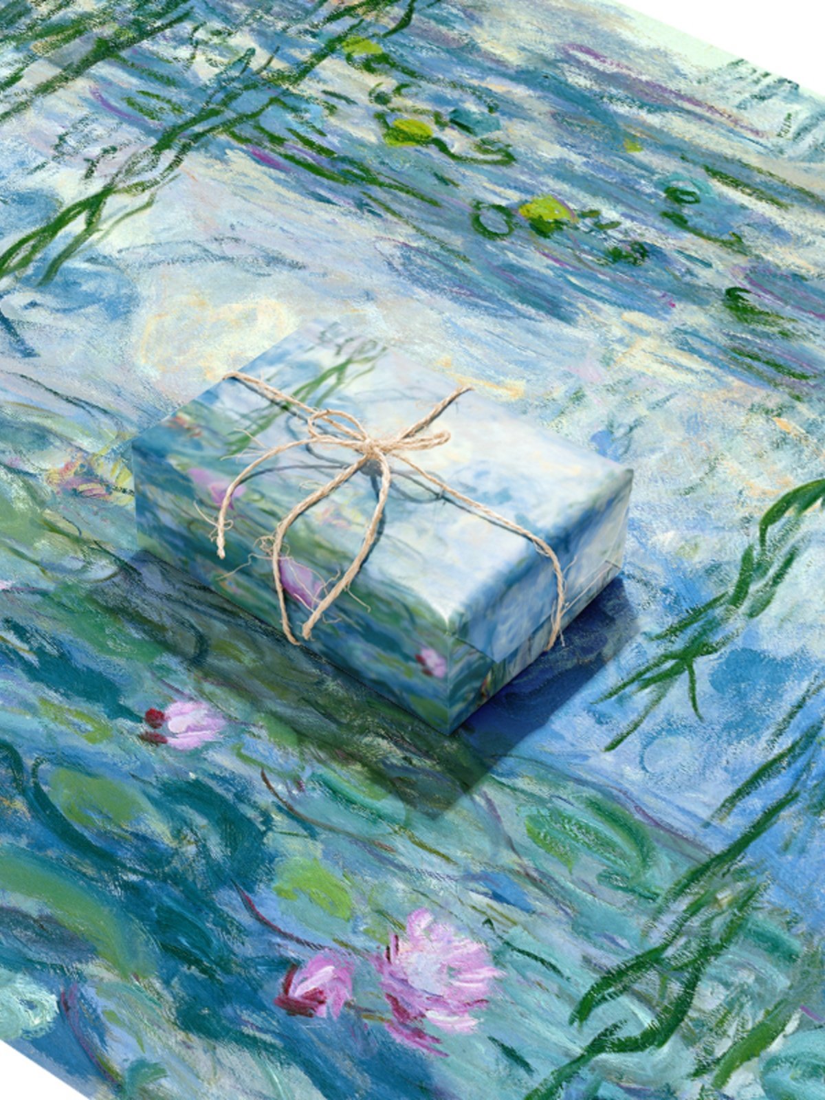 고급 사용자 정의 모네 여름 장식 포스터 선물 포장지 유명한 그림 아름다운 창조적 인상주의 수제 A3+