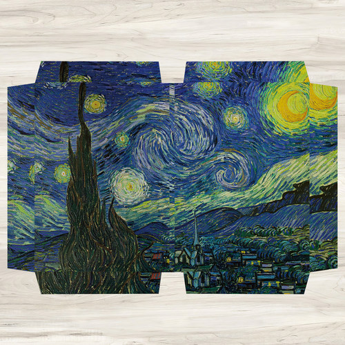 包书皮梵高夏日篇可选单张艺术名画书衣不伤原书星夜油画海景麦田