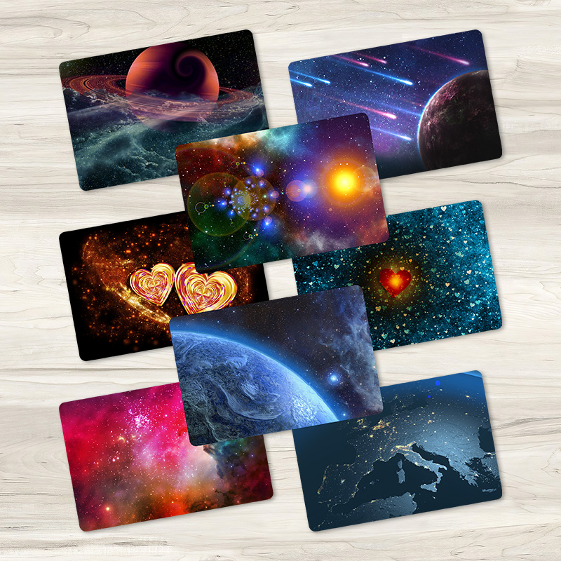 天文宇宙提词留言卡科普活动卡片