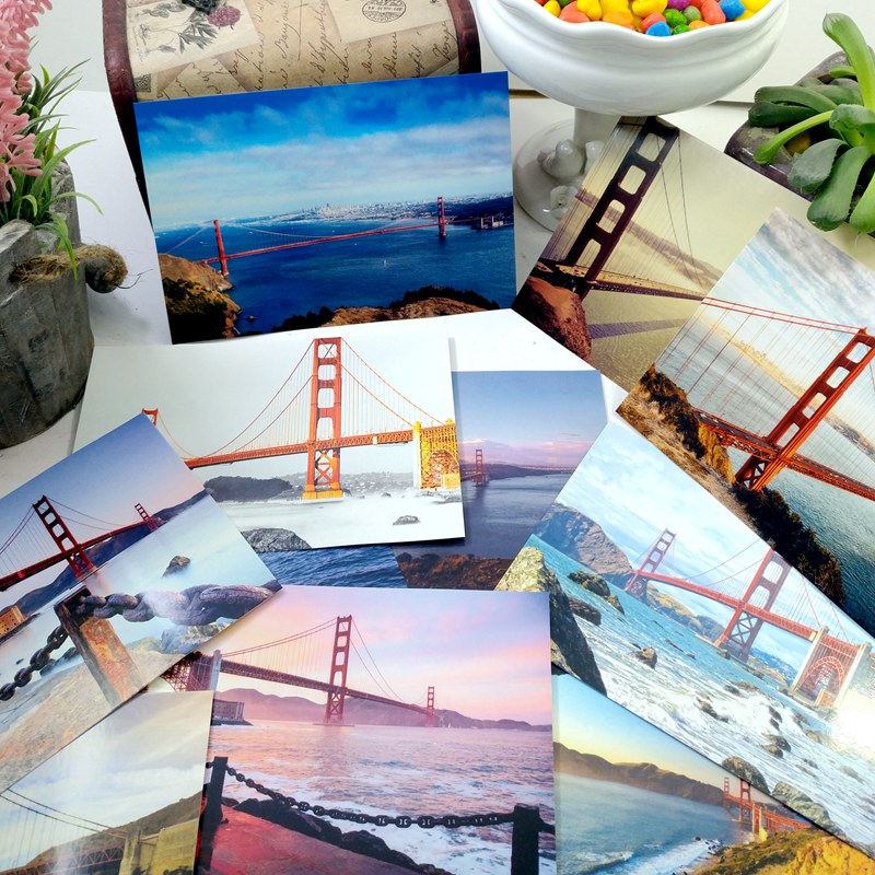 美国城市风景明信片纽约芝加哥