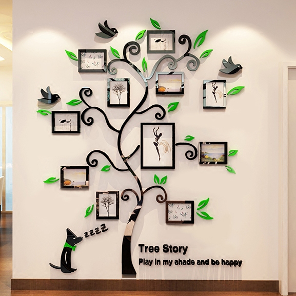 Photo Tree 3D three-dimensional Wall stickers Warm a living room Entrance background Wall Stickers Children&#39;s Room bedroom metope decoratein the Home accessories , Stickers , Wall Stickers  category - from Buy2taobao.com to provide professional Taobao agent buy service
