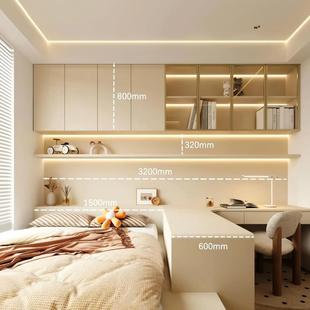 皮阿诺儿童房间全屋定制榻榻米床衣柜一体现代简约家具多功能组合