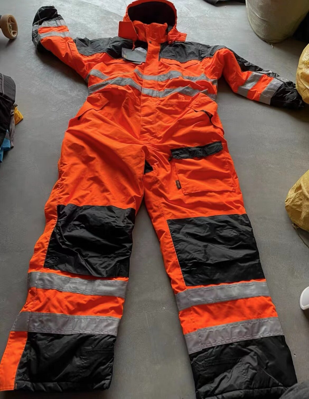 工装连体服冬季加棉厚实防风防水_虎窝淘