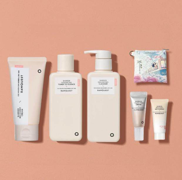 韩国代购芮凯诗RAWQUEST屏障修护护肤润肤水面霜金惠允公主代言