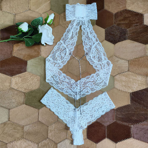 白天鹅点缀兜奶蕾丝性感性感内衣