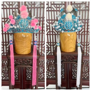 舞台演出戏曲盔帽戏剧影视太监帽郭槐陈琳白高档公公大太监帽服装