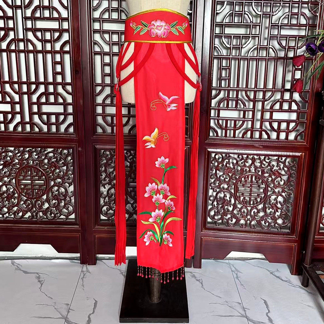 越剧新款黄梅戏戏服腰带佩服装戏曲小姐戏剧演出古装小旦花旦配件