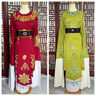 古装影视演出服黄梅戏剧豫剧新款戏曲老旦服装越剧员外老夫人戏服