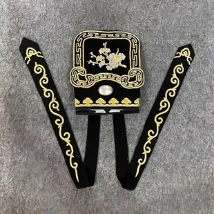 戏曲桥梁用品小生帽子演出文生武生越剧将巾戏剧服装京剧黄梅戏服