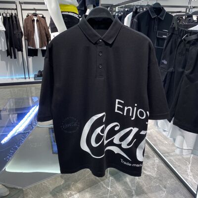 时尚潮流男士个性休闲宽松POLO衫