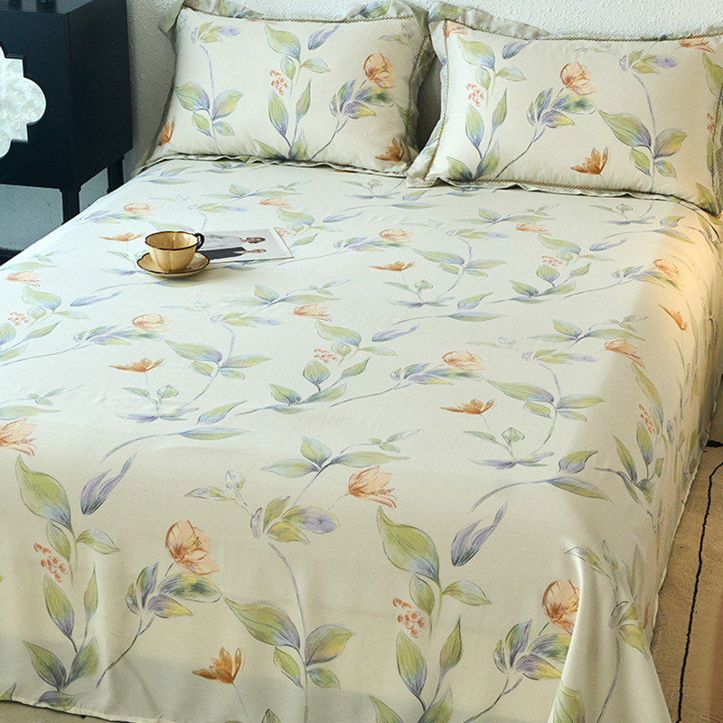 A类莱赛尔天丝床单夏季