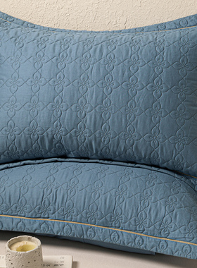 纯棉枕套50x80单个大尺寸加厚夹棉全棉枕头套2025年新款四季通用.