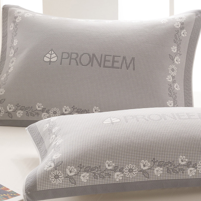 2025新款全棉纱布枕巾一对成人吸汗防头油枕头巾家用纯棉棉纱盖巾