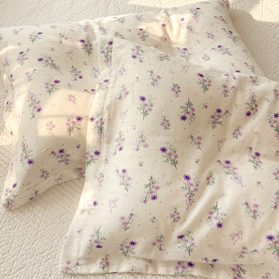 纯棉双层纱枕头套枕套