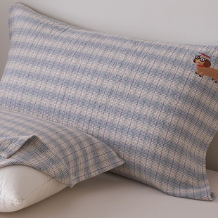 纱布枕巾纯棉一只装 家用全棉枕头巾加大情侣盖巾垫巾枕垫吸汗 新款