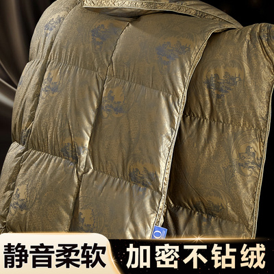 高端加密羽绒被壳自充绒