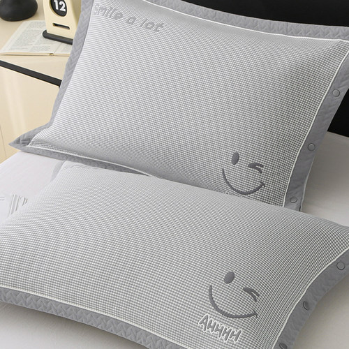 全棉纯棉纱布枕套一对