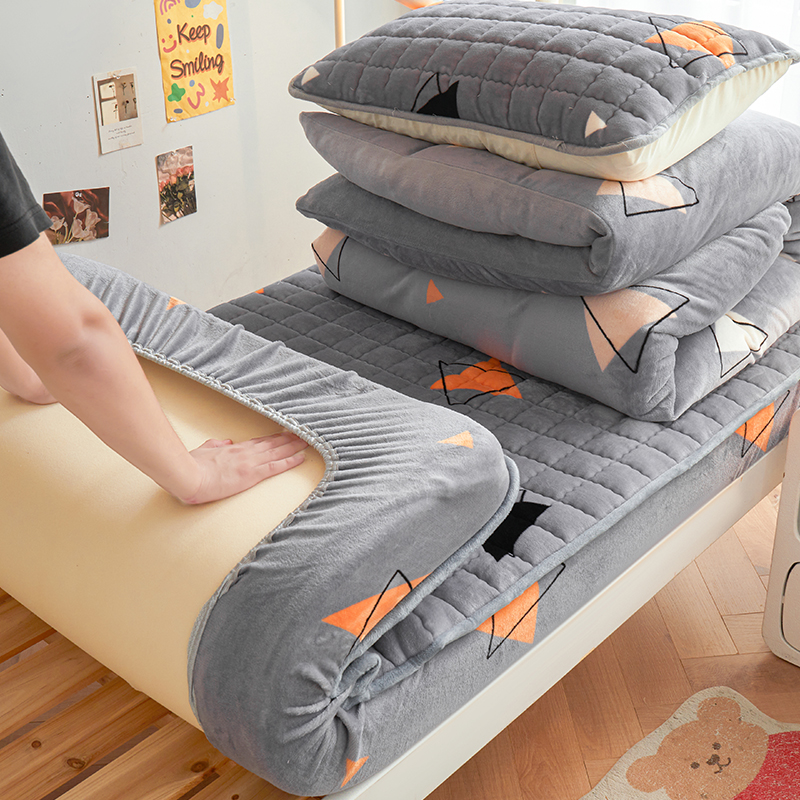 床笠款宿舍保暖床上三件套