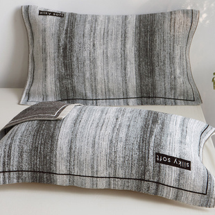 纯棉纱布枕巾一对成人家用男士100全棉枕头巾男盖巾四季通用2026,